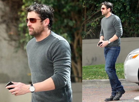 Photos of Patrick Dempsey With a Beard Running Errands in ...