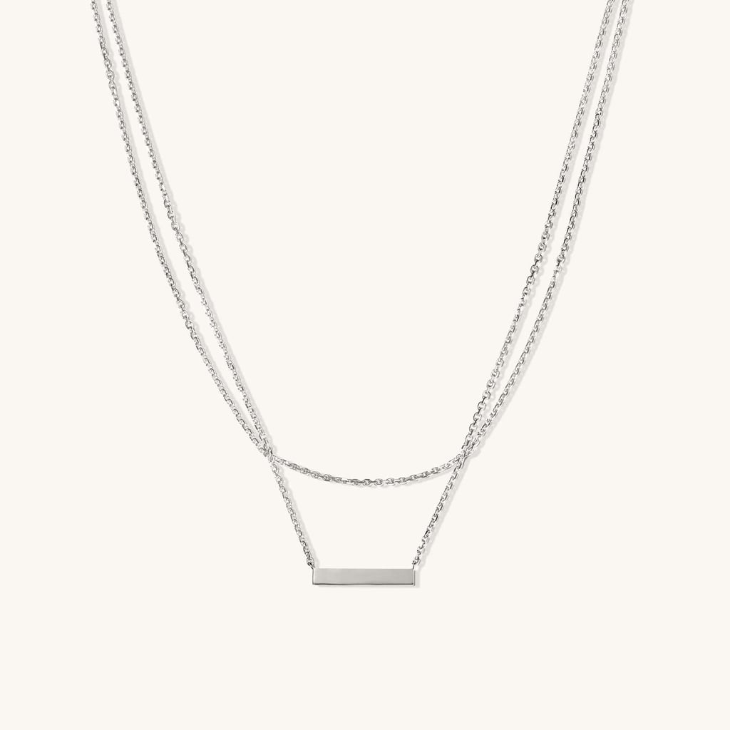 Mejuri Layered Bar Necklace