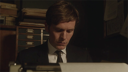 When He Was So Cute Typing On His Typewriter Sexy