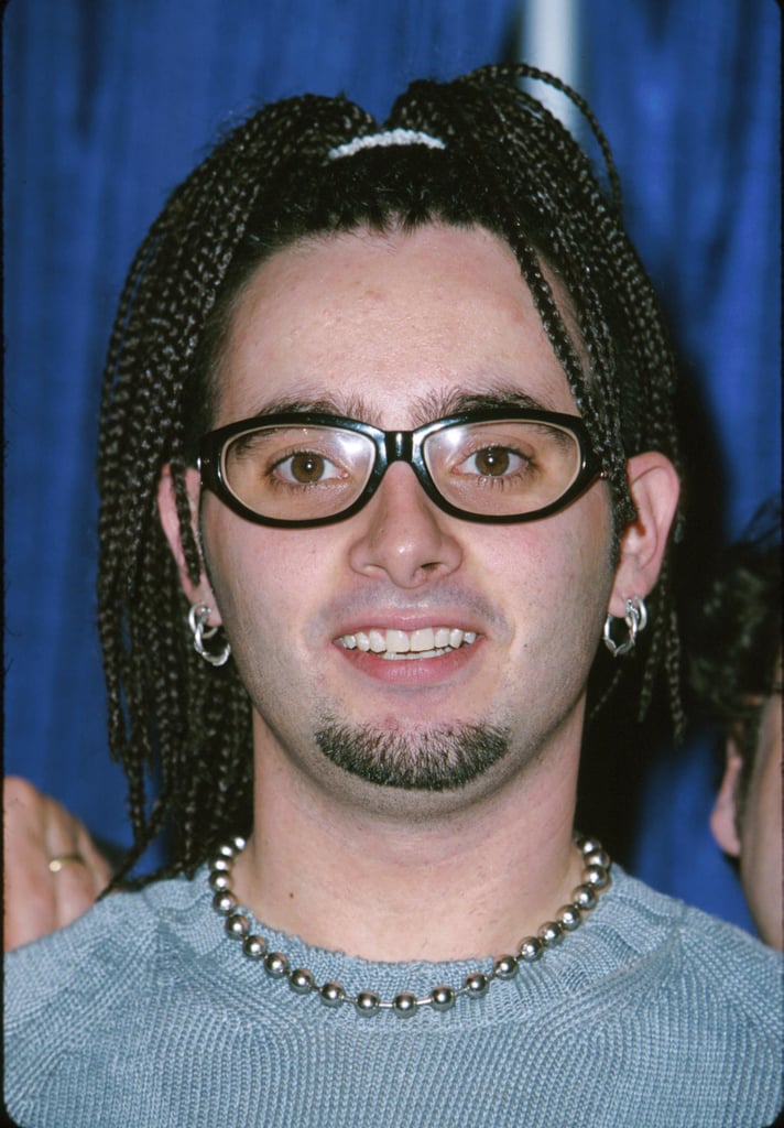 Chris was rocking cornrows.