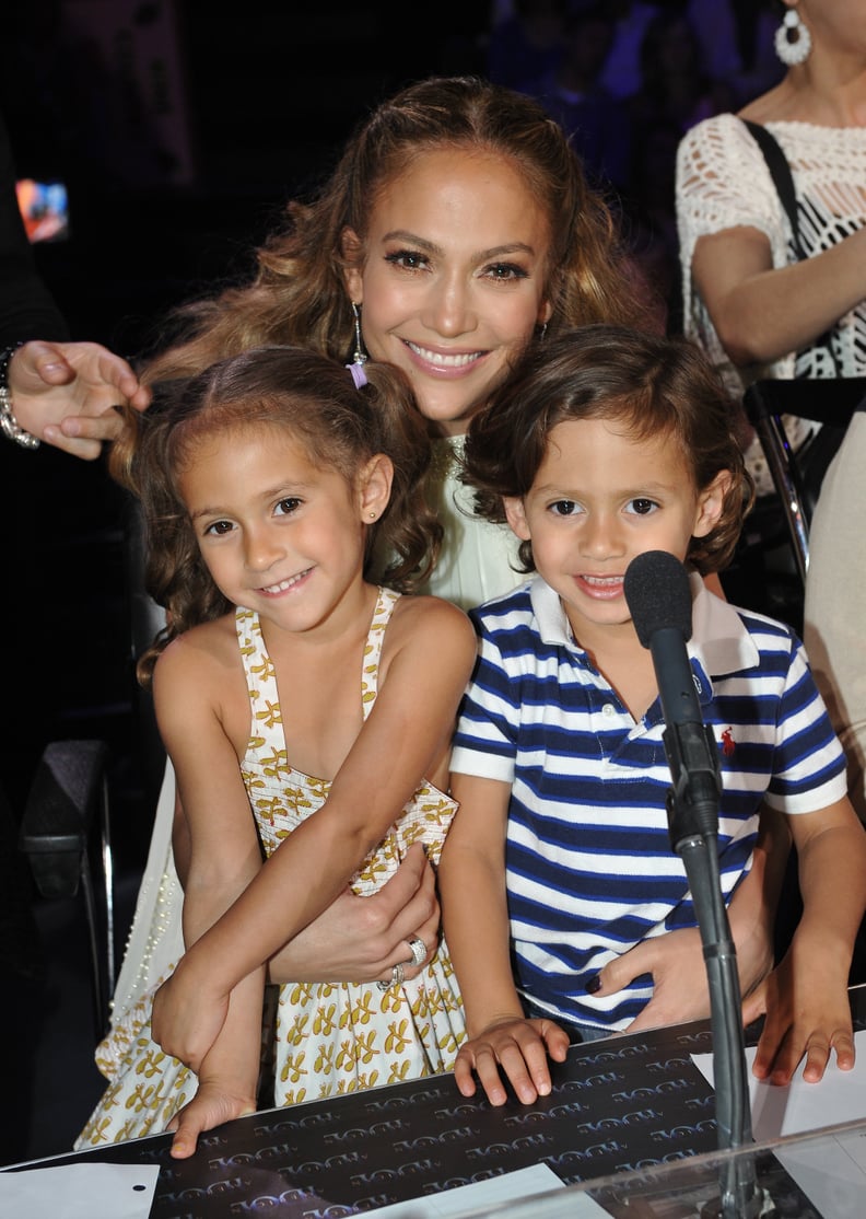 Jennifer Lopez and Max and Emme Muñiz