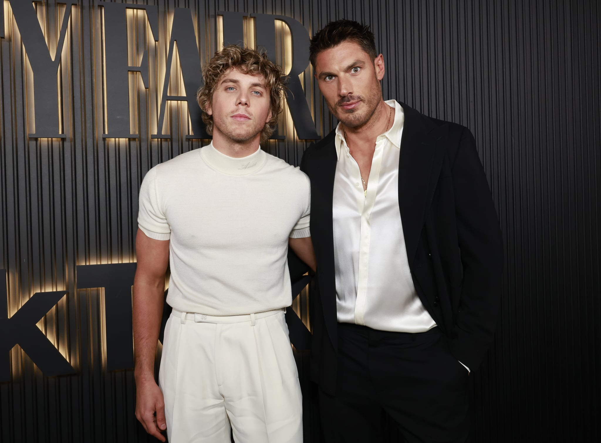 LOS ANGELES, CALIFORNIA - MARCH 08: (L-R) Lukas Gage and Chris Appleton attend Vanity Fair And TikTok Celebrate Vanities: A Night For Young Hollywood In Los Angeles on March 08, 2023 in Los Angeles, California. (Photo by Emma McIntyre/Getty Images for Vanity Fair)