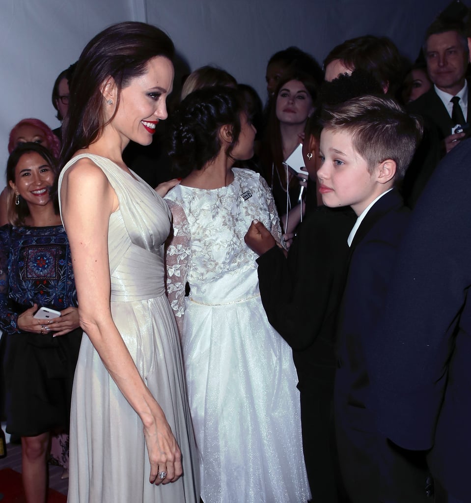 Angelina Jolie and Kids at 2018 Annie Awards Photos
