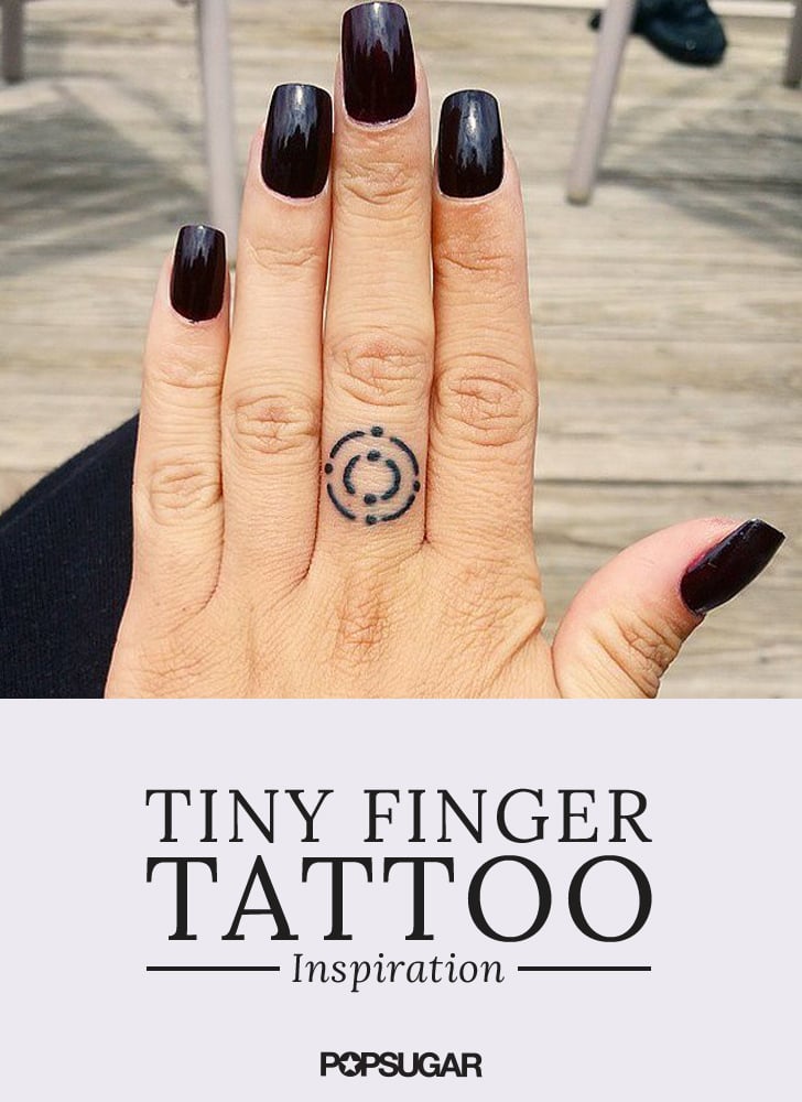 Tiny Finger Tattoo Ideas | POPSUGAR Beauty