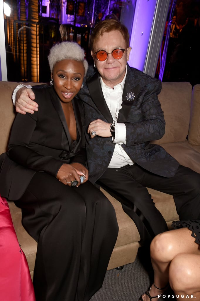 Pictured: Elton John and Cynthia Erivo