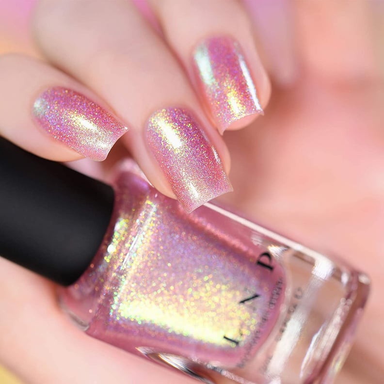 Pink Jelly Nails: ILNP Opal Sunset Opalescent Pink Holographic Jelly Nail Polish