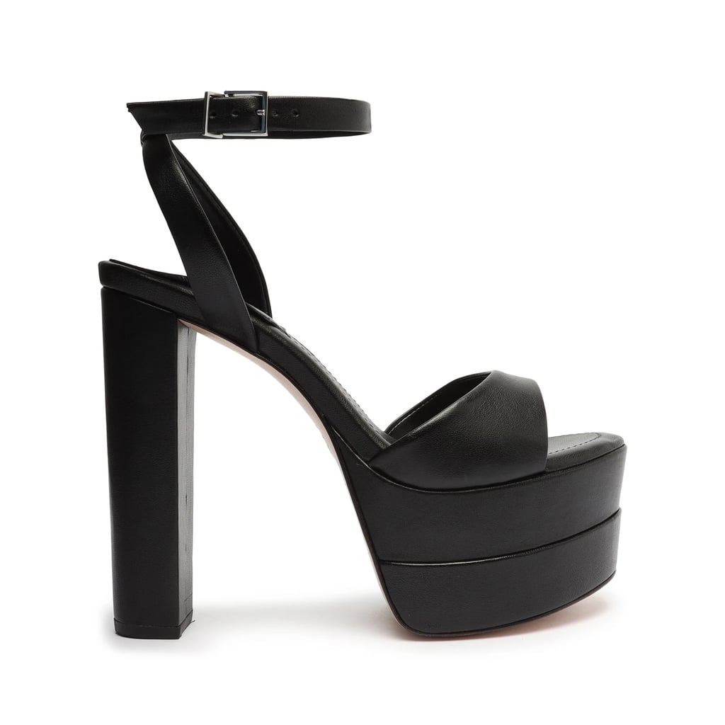 Sky High Platforms: Schutz Kaila Platform Nappa Leather Sandal