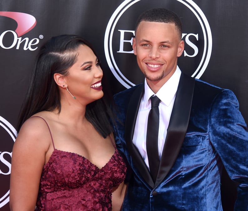 LOS ANGELES, CA - JULY 13:  NBA player Stephen Curry and wife Ayesha Curry arrive at The 2016 ESPYS at Microsoft Theater on July 13, 2016 in Los Angeles, California.  (Photo by Gregg DeGuire/WireImage)