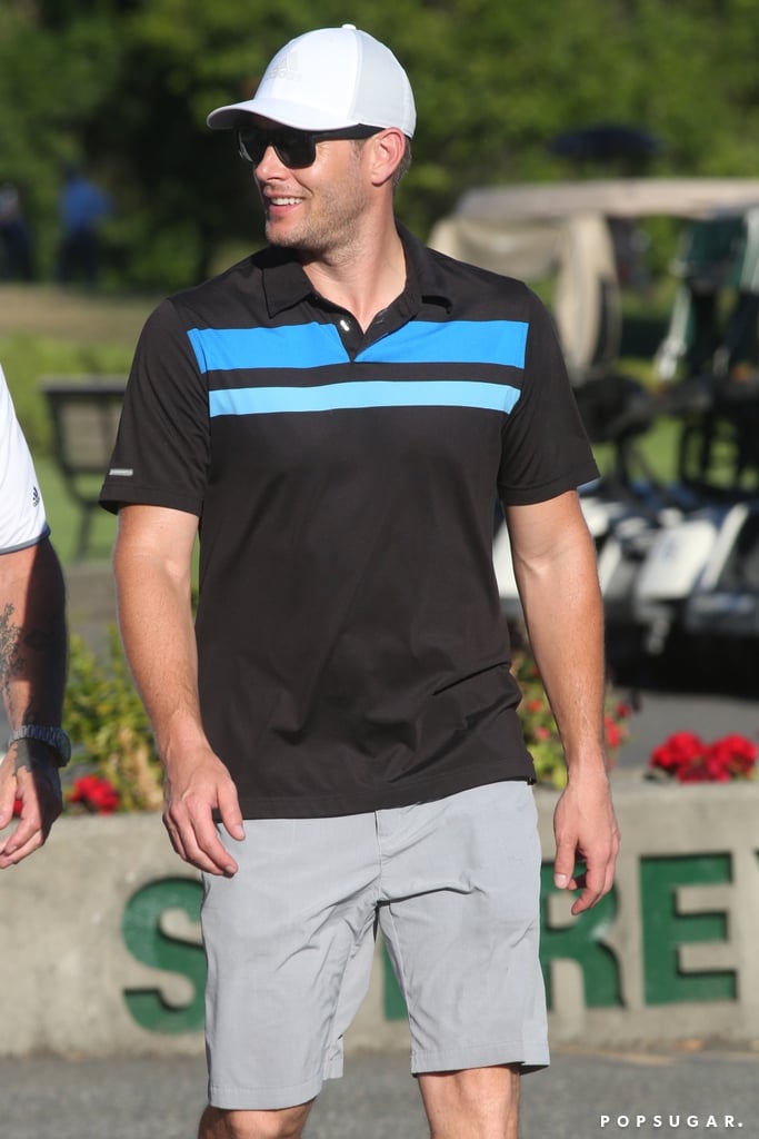 Jensen Ackles and Jared Padalecki Golfing July 2017