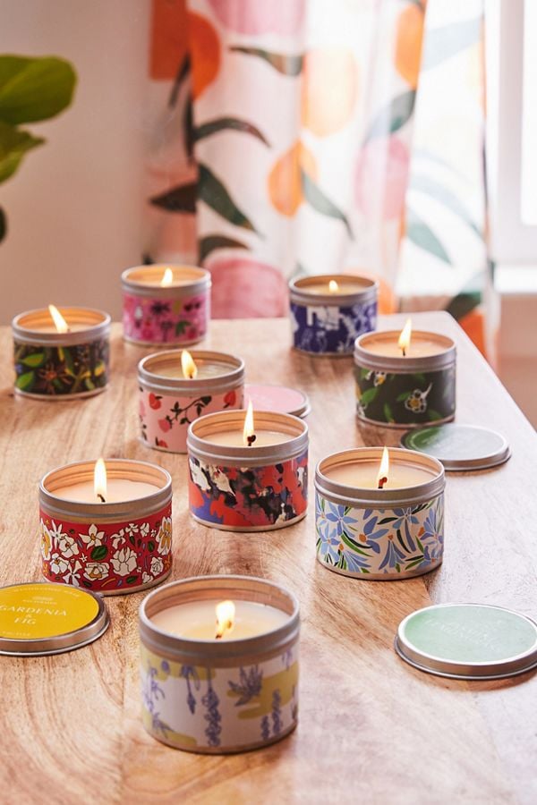 Artist Print Tin Candles