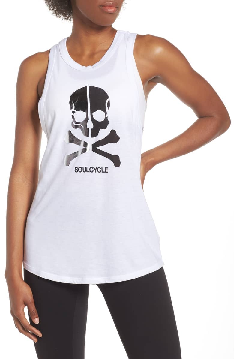 Soul by SoulCycle Split Skull Racerback Tank