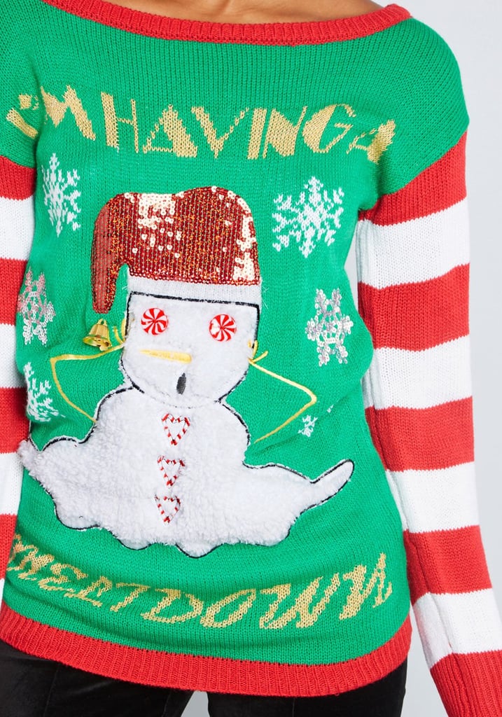 Having a Meltdown Snowman Sweater