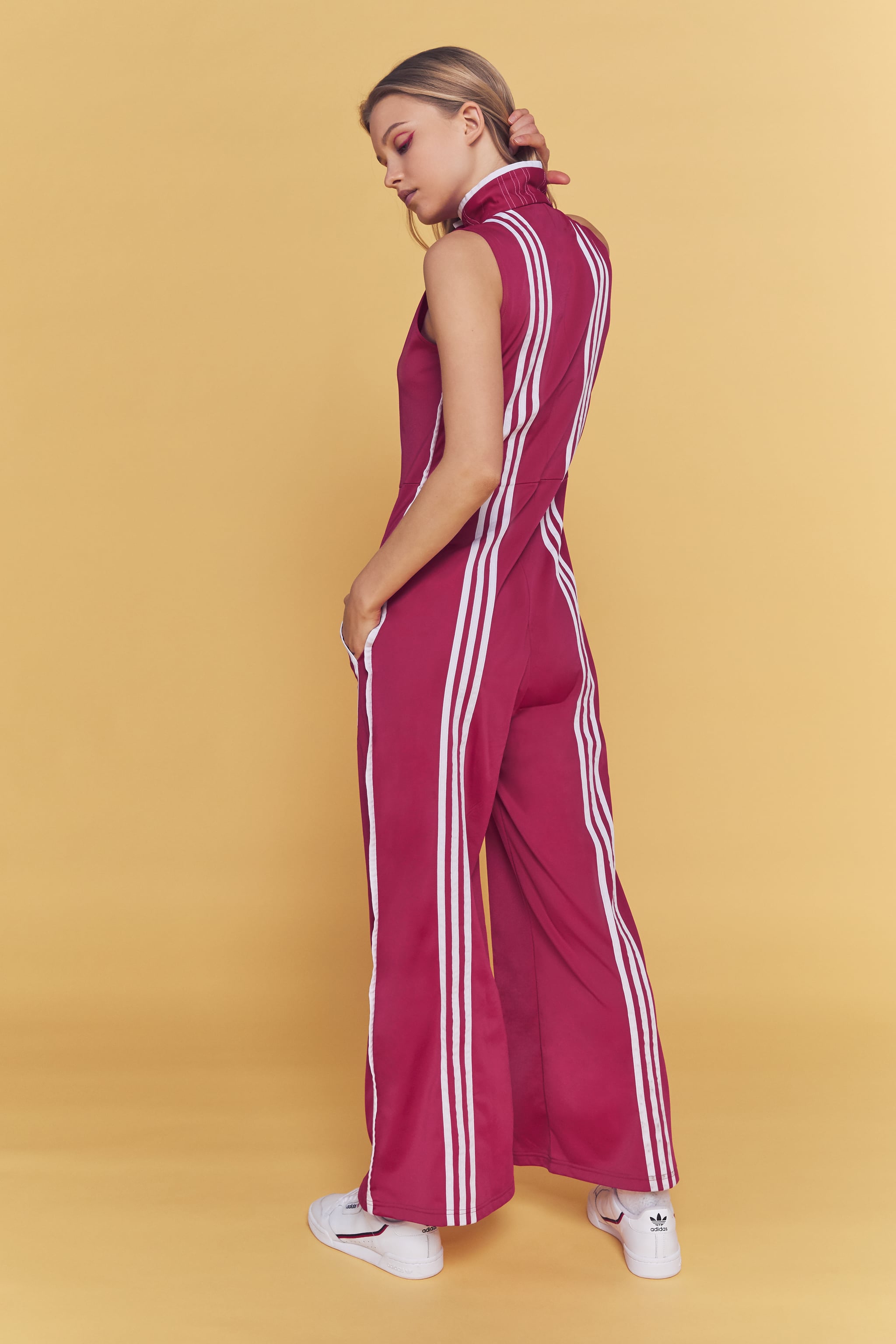 Adidas Originals By Ji Won Choi 3-Stripe Snap Button | Kendall Jenner's Adidas Tracksuit Just at Urban Outfitters, You Know What to Do POPSUGAR Fashion Photo 6