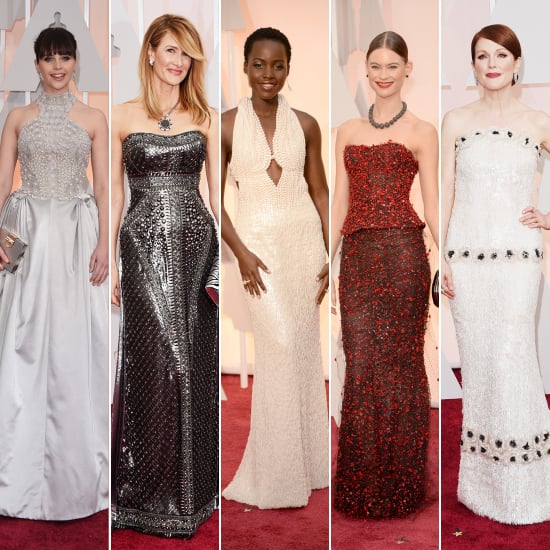 Embellished Dresses at the Oscars 2015