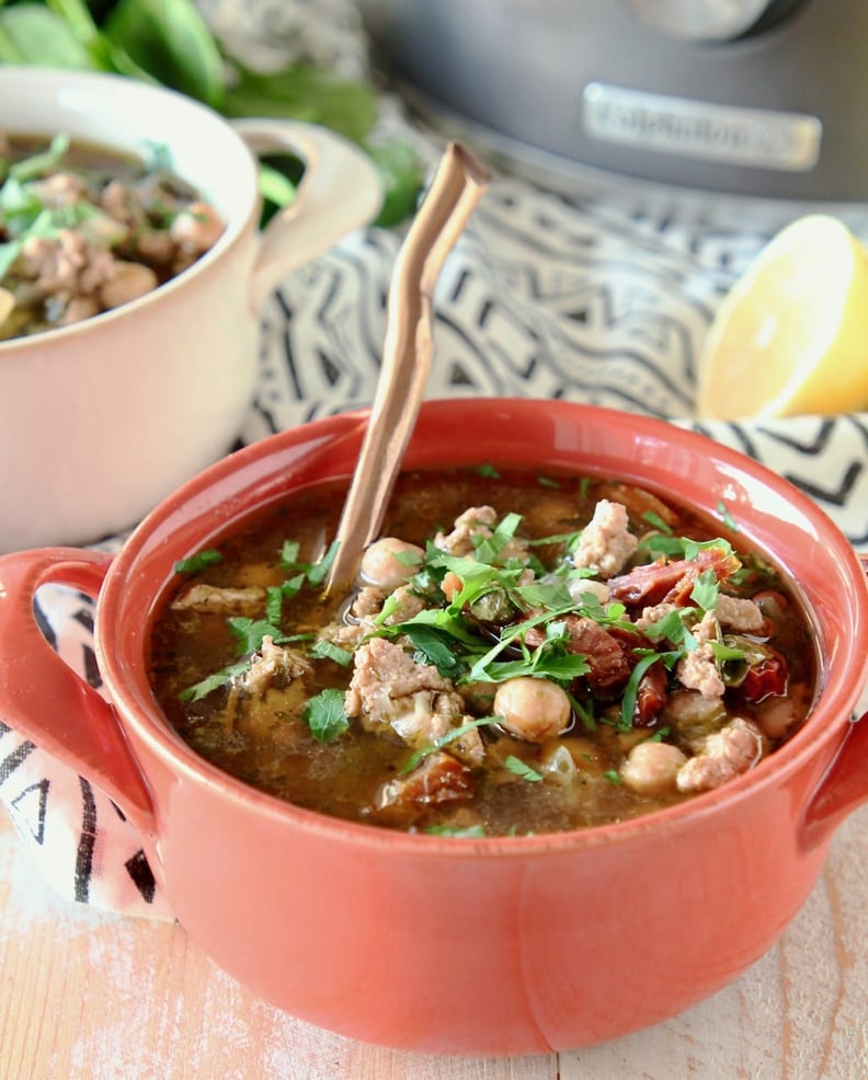 Healthy Greek Turkey Soup