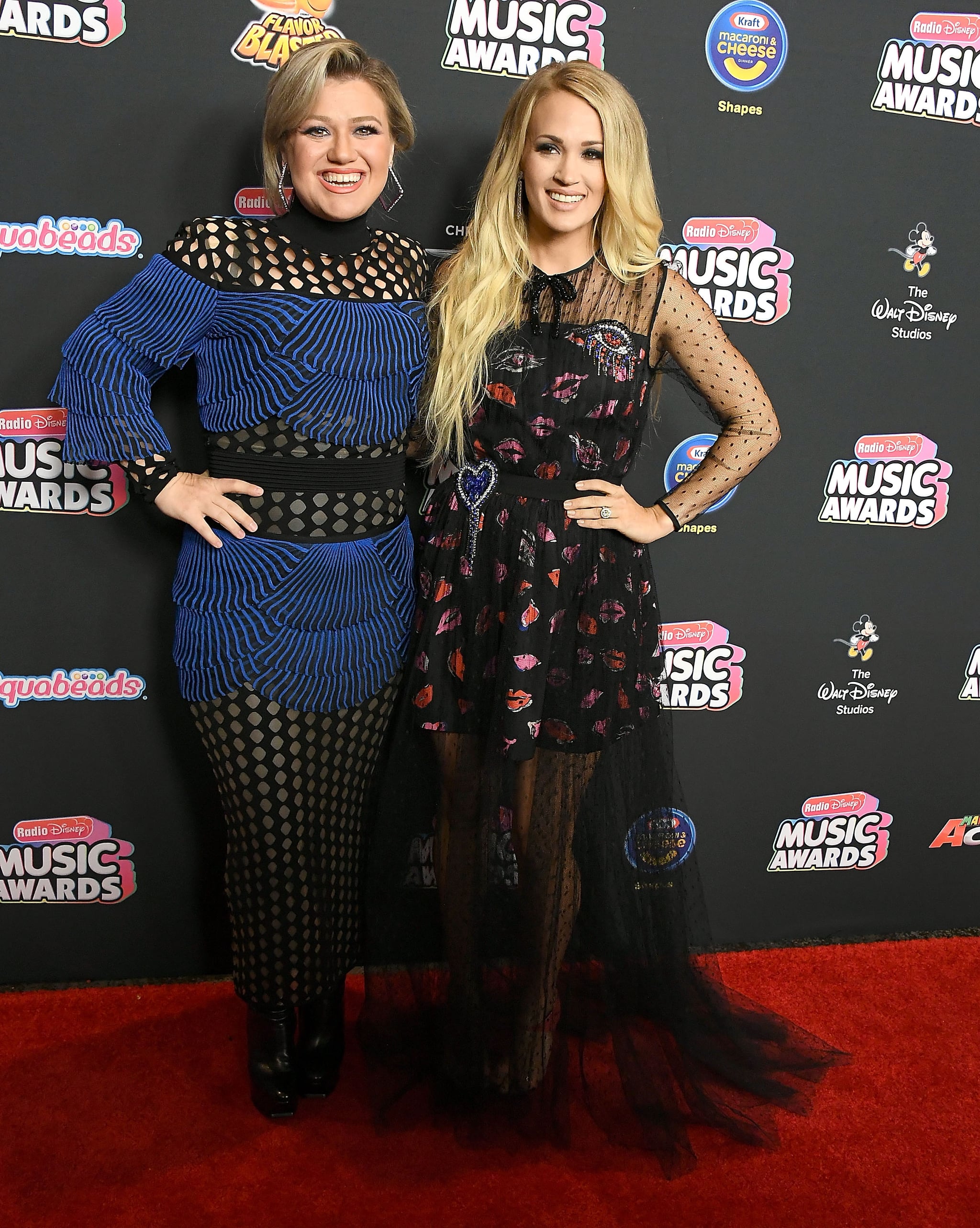 HOLLYWOOD, CA - JUNE 22:  Kelly Clarkson, Carrie Underwood arrives at the 2018 Radio Disney Music Awards at Loews Hollywood Hotel on June 22, 2018 in Hollywood, California.  (Photo by Steve Granitz/WireImage)