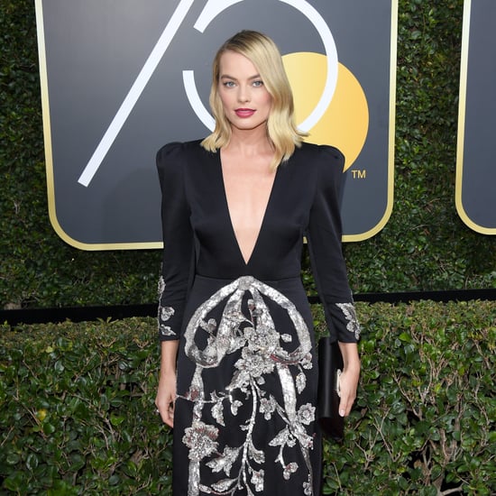 Margot Robbie Wearing Gucci Dress at 2018 Golden Globes