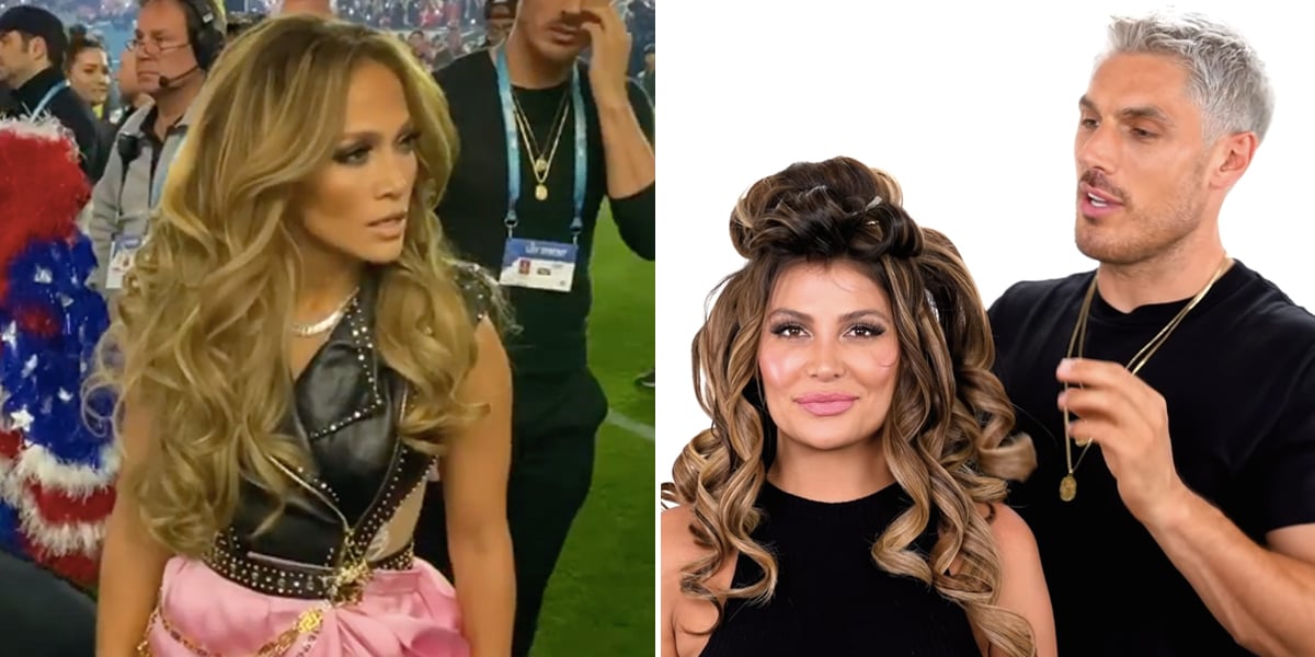How to ReCreate J Lo's Super Bowl Hairstyle POPSUGAR Beauty
