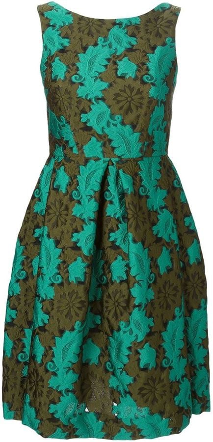 P.A.R.O.S.H. Floral Jacquard Dress ($714)