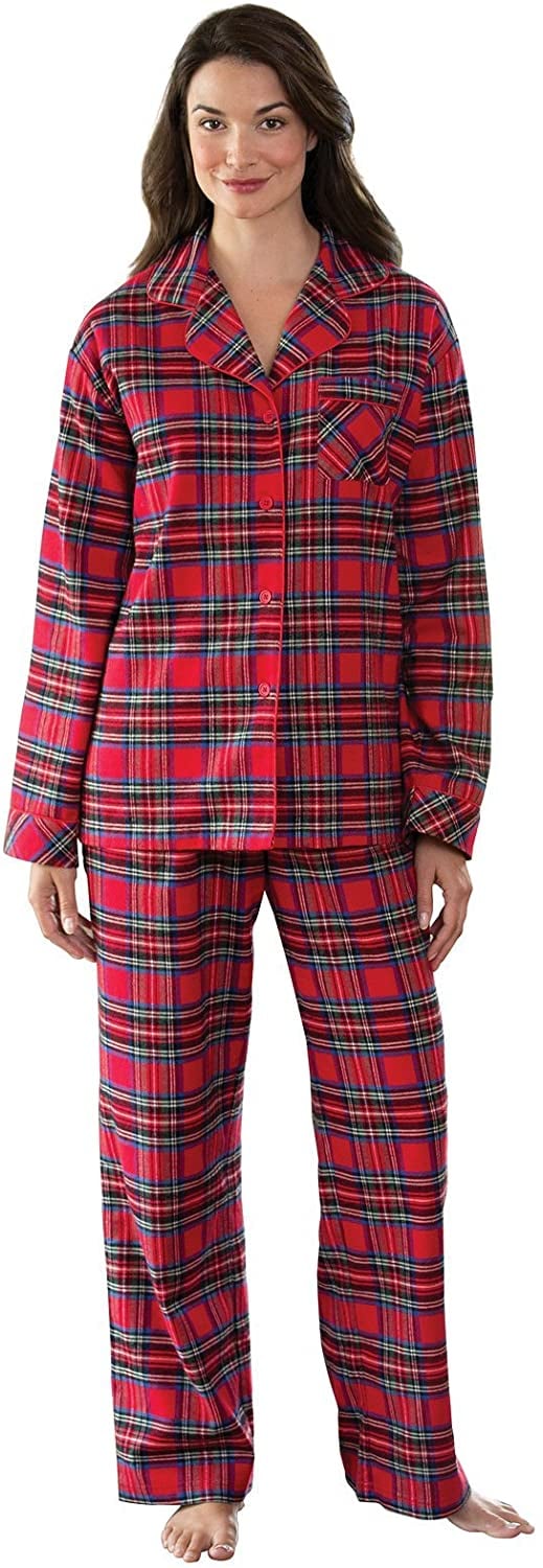 PajamaGram Women's Flannel Pajama Sets