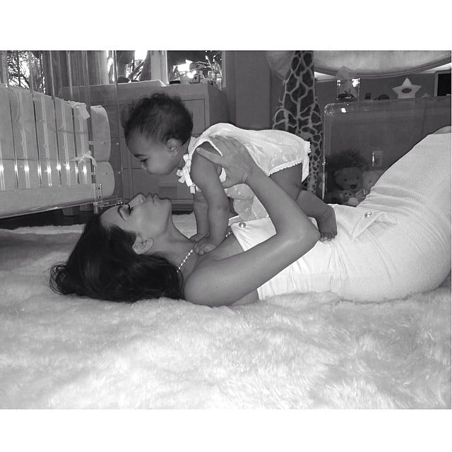 Kim Kardashian had a loving moment with her and Kanye West's daughter, North. "This little girl has changed my world in more ways than I ever could have imagined! Being a mom is the most rewarding feeling in the world! Happy Mothers Day to all of the moms out there!" she wrote. 
Source: Instagram user kimkardashian