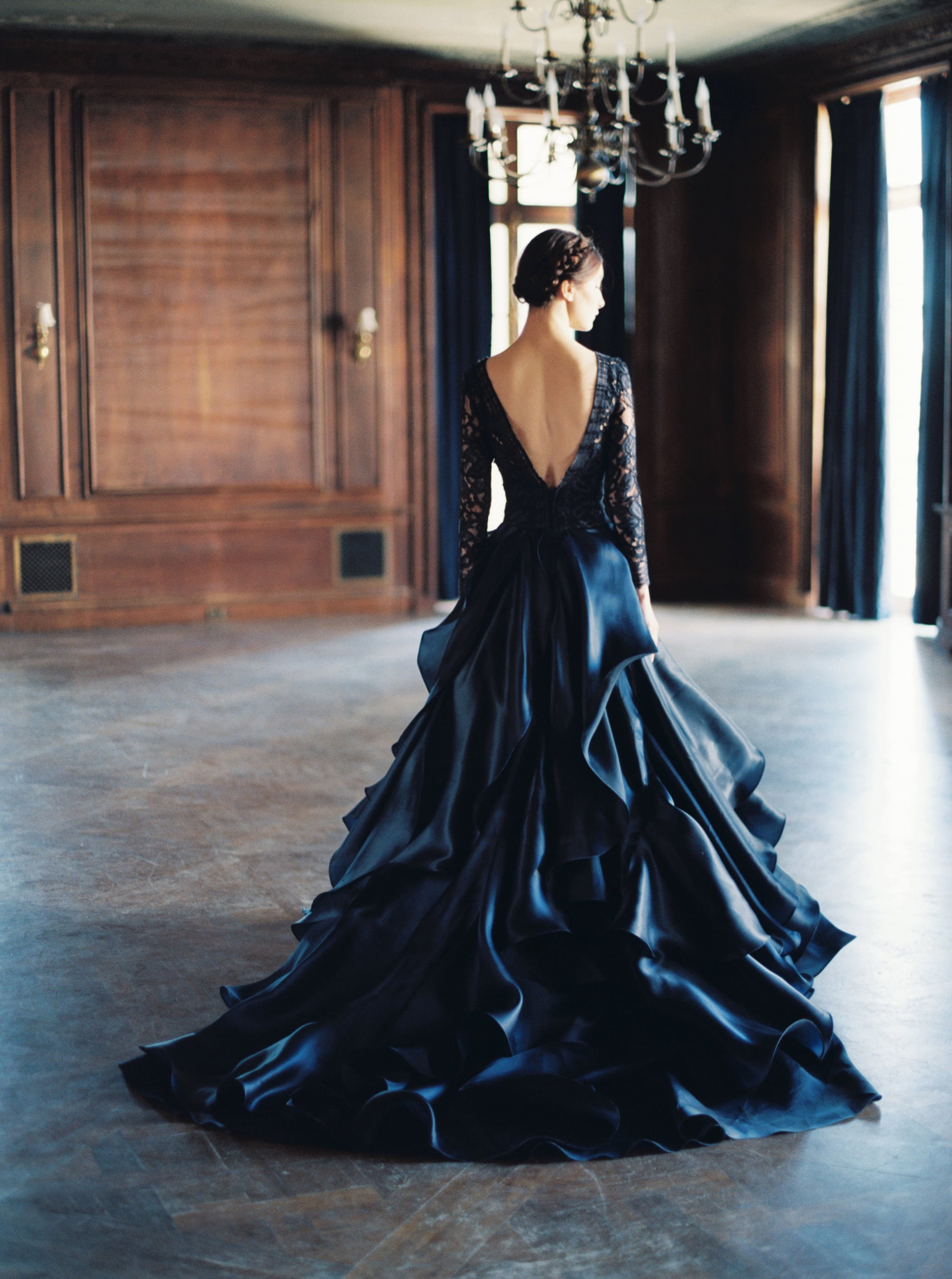 Slytherin-Inspired Wedding Gown | See