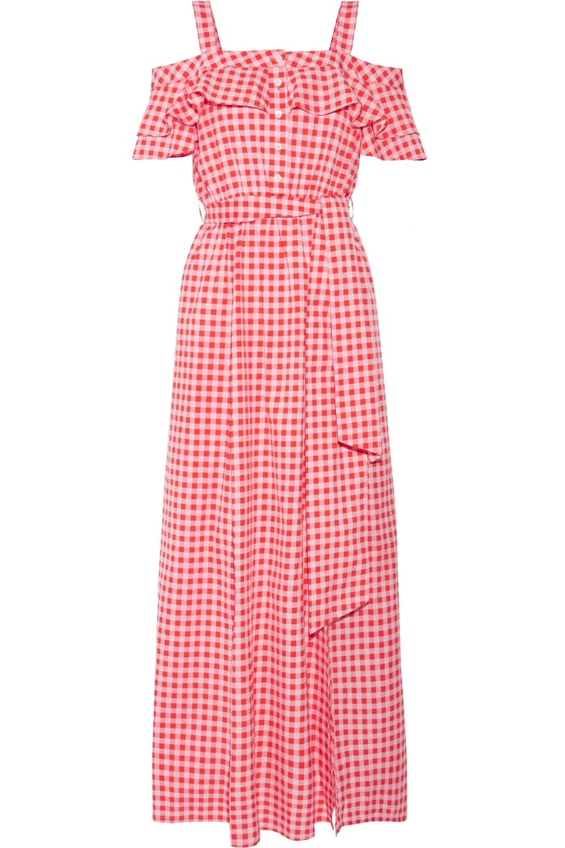 A Gingham-Print Dress