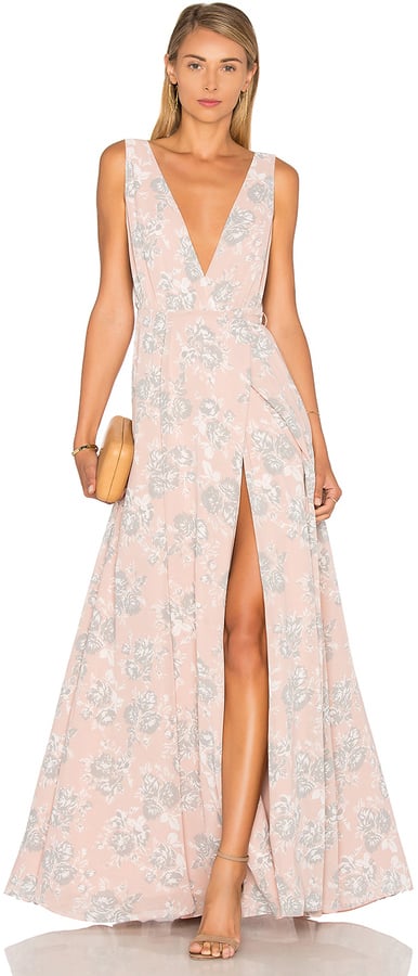 Have an Angelina Jolie moment in this Lovers + Friends x Revolve Leah Gown ($198).
