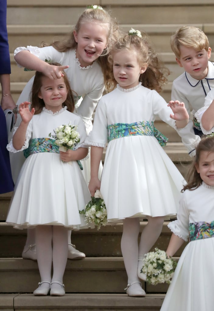 George and Charlotte at Eugenie's Wedding Pictures