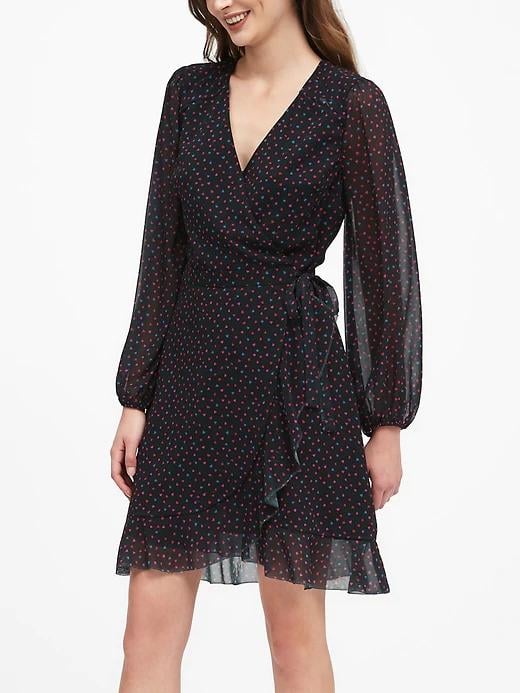 Ruffle-Wrap Dress