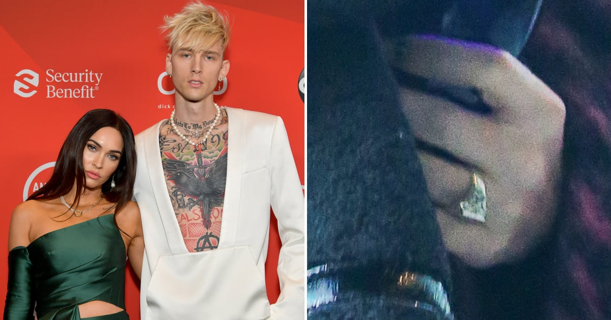 Are Megan Fox And Machine Gun Kelly Engaged Popsugar Celebrity The pair was first romantically linked together in may 2020, sparking rumors that fox had separated from her husband of over a decade, brian austin green. megan fox and machine gun kelly engaged
