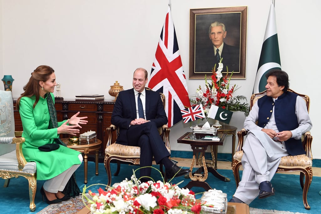 Kate Middleton and Prince William With Imran Khan in Pakistan