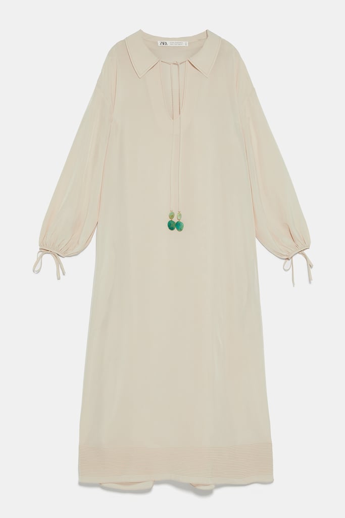 Zara Studio Beaded Tie Dress