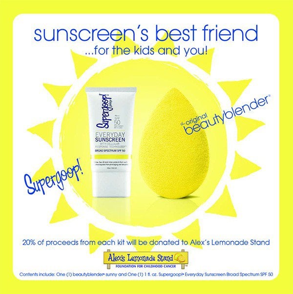 Beautyblender Sunny x Supergoop! Kit