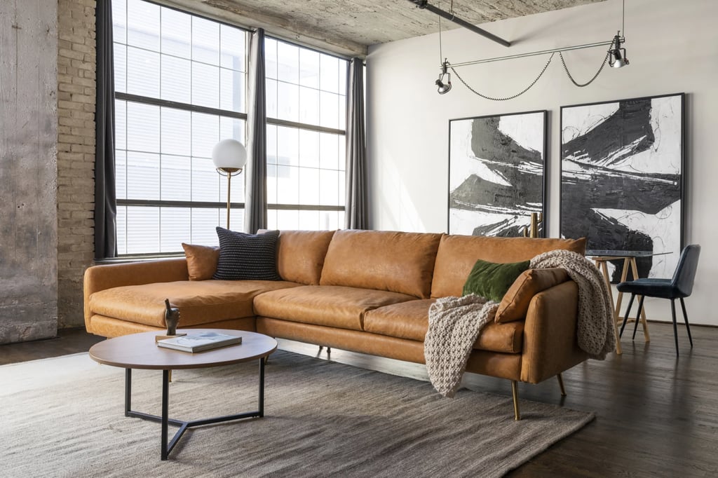 albany park vegan leather sofa reviews