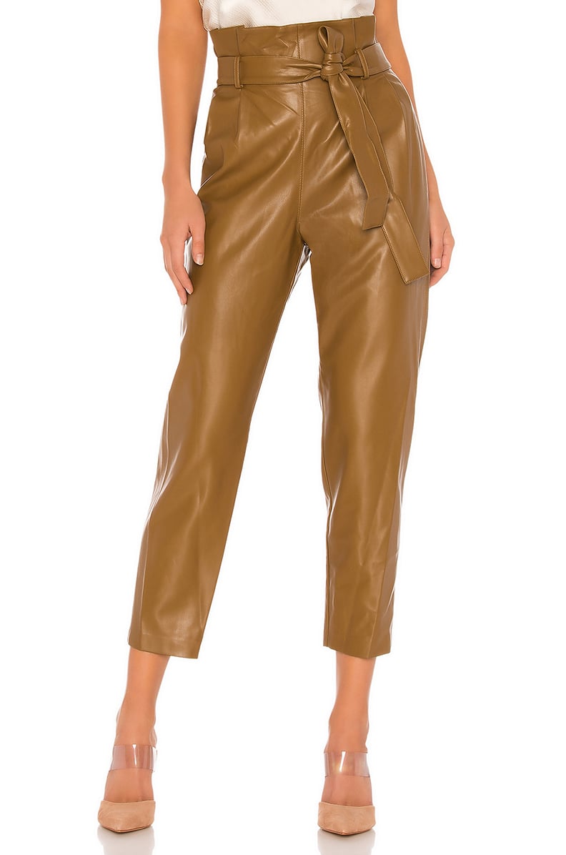 Amanda Uprichard Tessi Faux Leather Pants