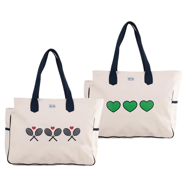 A Cute Graphic Tote: Ame and Lulu Love All Court Tennis Bag