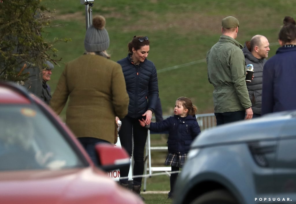 William and Kate With George and Charlotte at Horse Trials