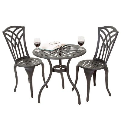 Sanders Cast Aluminium Patio Bistro Set