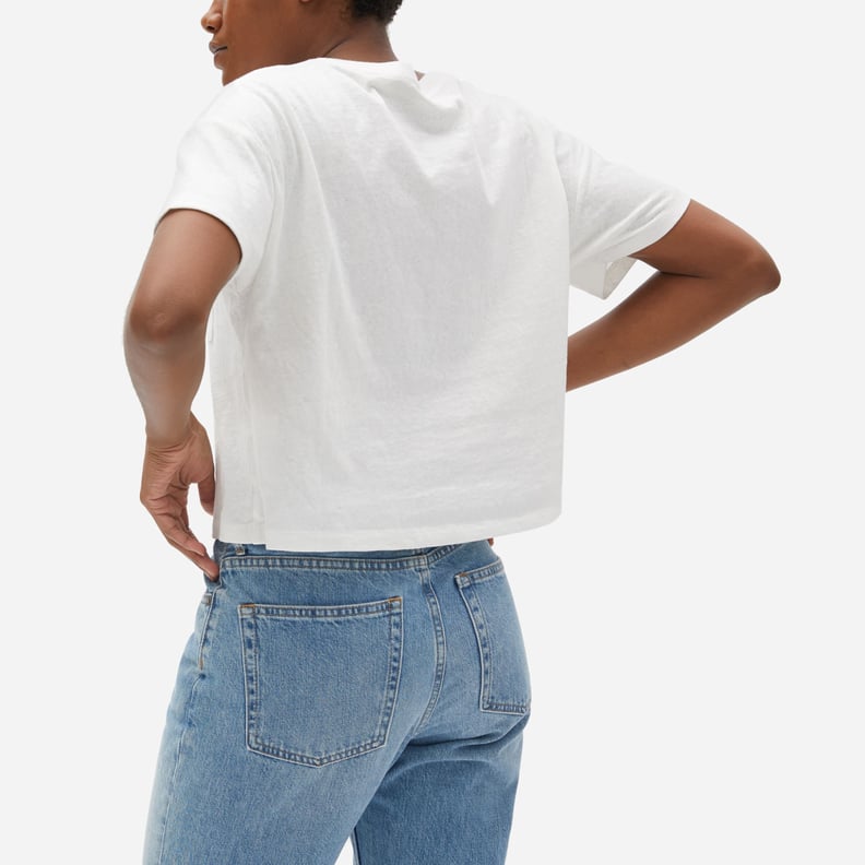 Everlane ReCotton Cropped Pocket Tee