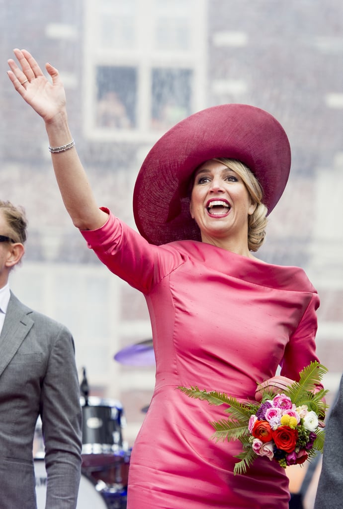 Queen Maxima of the Netherlands' Happy Faces