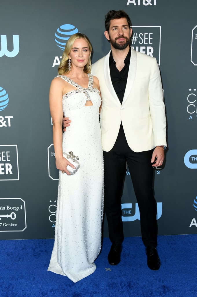 Emily Blunt and John Krasinski at the 2019 Critics' Choice