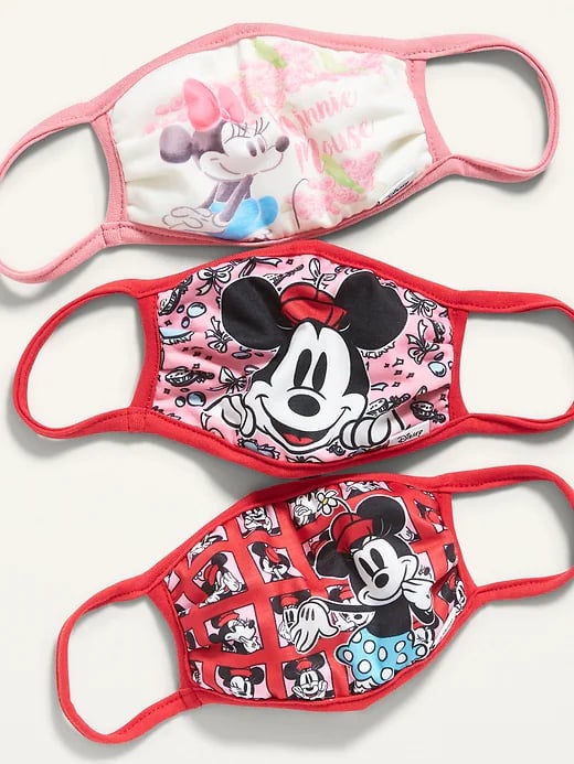 Old Navy 3-Pack of Licenced Pop Culture Contoured Face Masks for Kids — Minnie Mouse