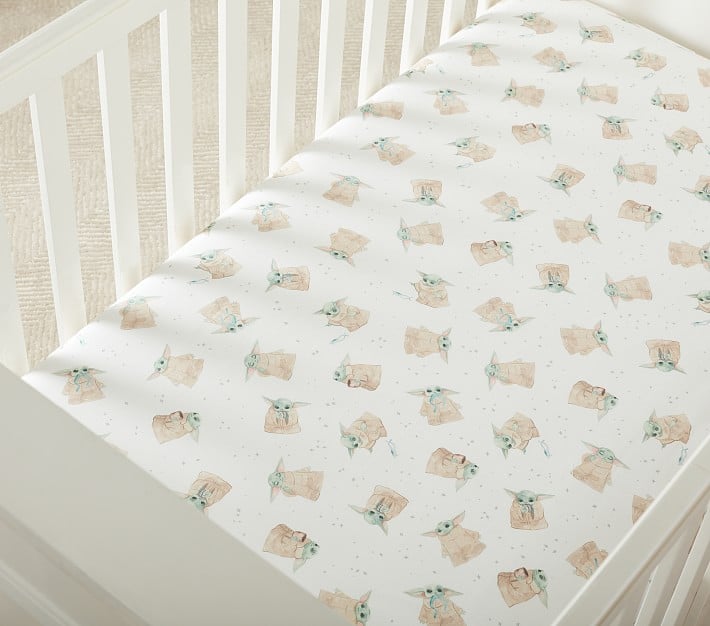 baby yoda crib bedding