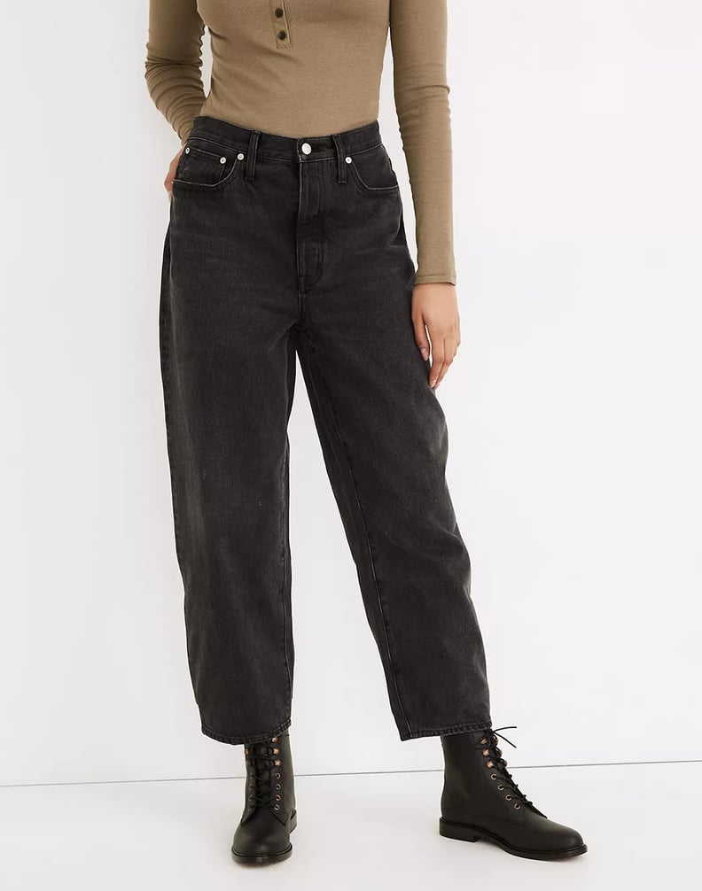 For a Bold Silhouette: Balloon Jeans in Noll Wash