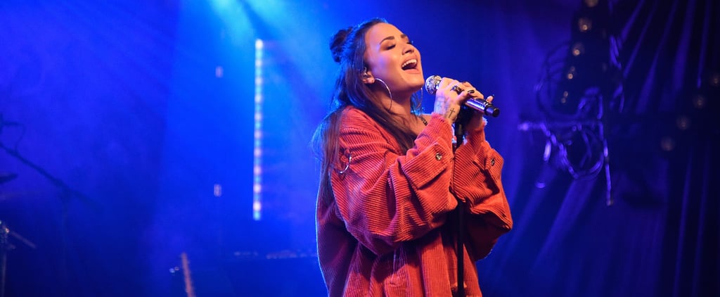 Demi Lovato Losing Her Voice at Album Release Party Video