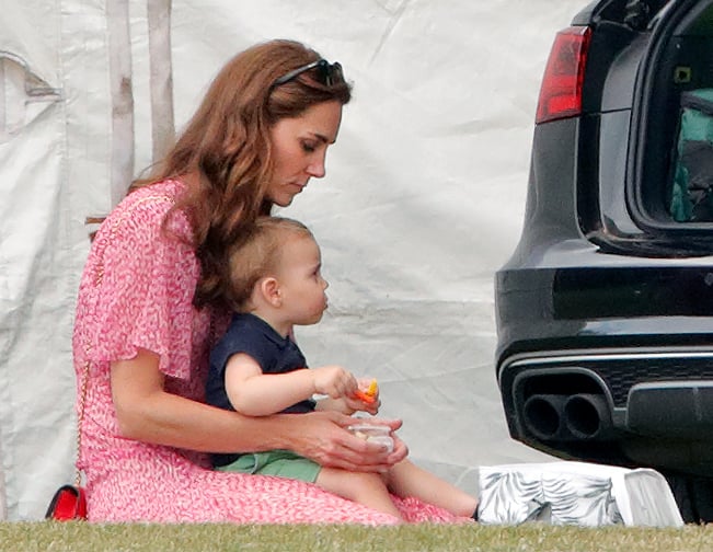 Photos of Kate Middleton Holding Baby Louis