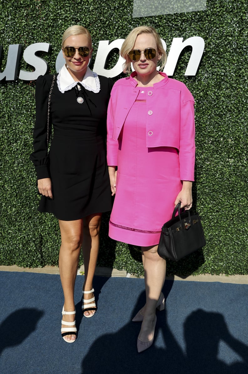 NEW YORK, NY - AUGUST 29 : Rebel Wilson and girlfriend Ramona Agruma attend the victory of Serena Williams of USA on Day 1 of the US Open 2022, 4th Grand Slam of the season, at the USTA Billie Jean King National Tennis Center on August 29, 2022 in Queens,