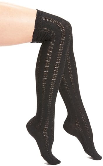 Free People Fray Openwork Knit Over the Knee Socks ($24)