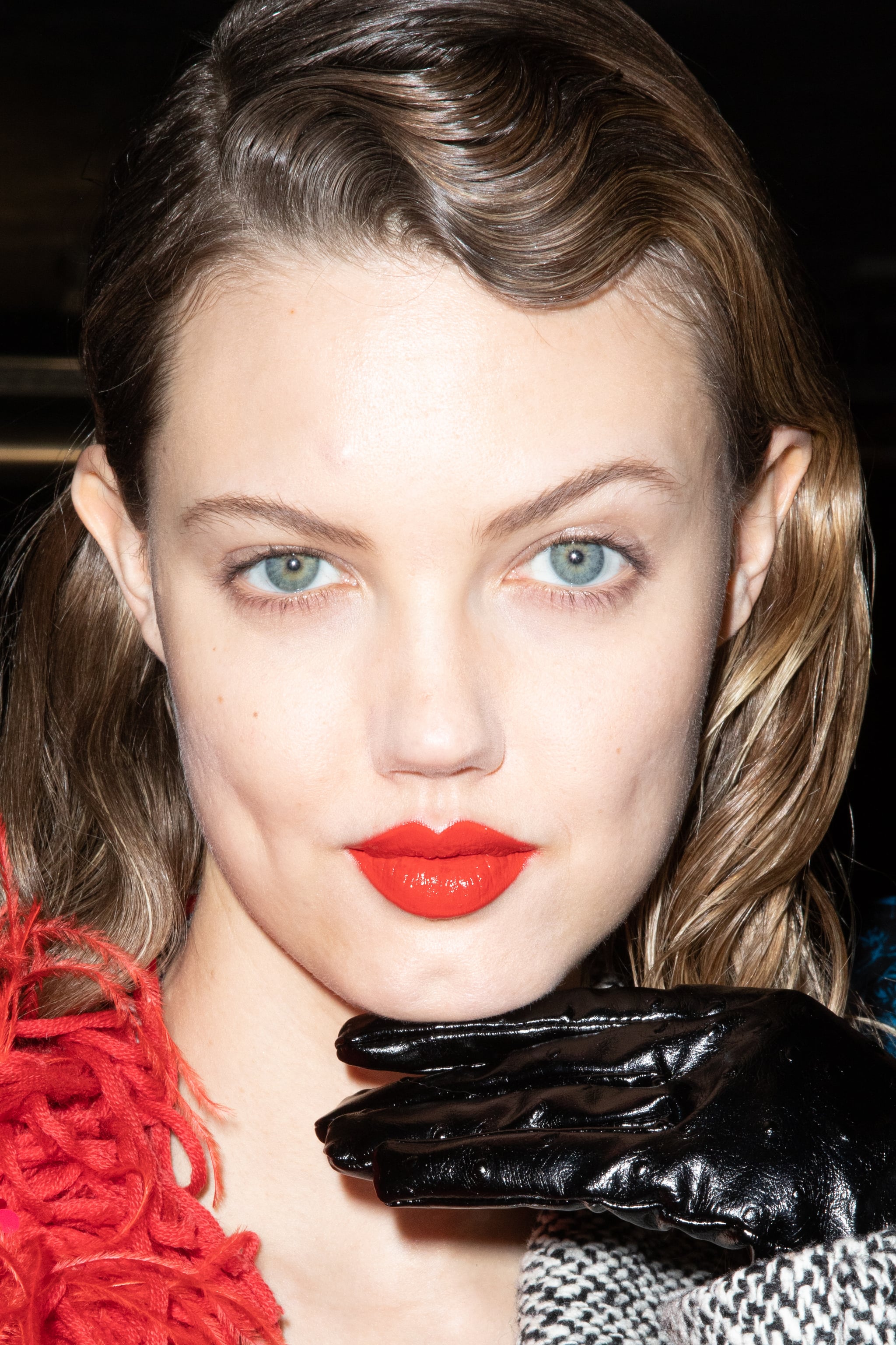 MILAN, ITALY - FEBRUARY 22: Model Lindsey Wixson is seen backstage at the MSGM fashion show on February 22, 2020 in Milan, Italy. (Photo by Rosdiana Ciaravolo/Getty Images)